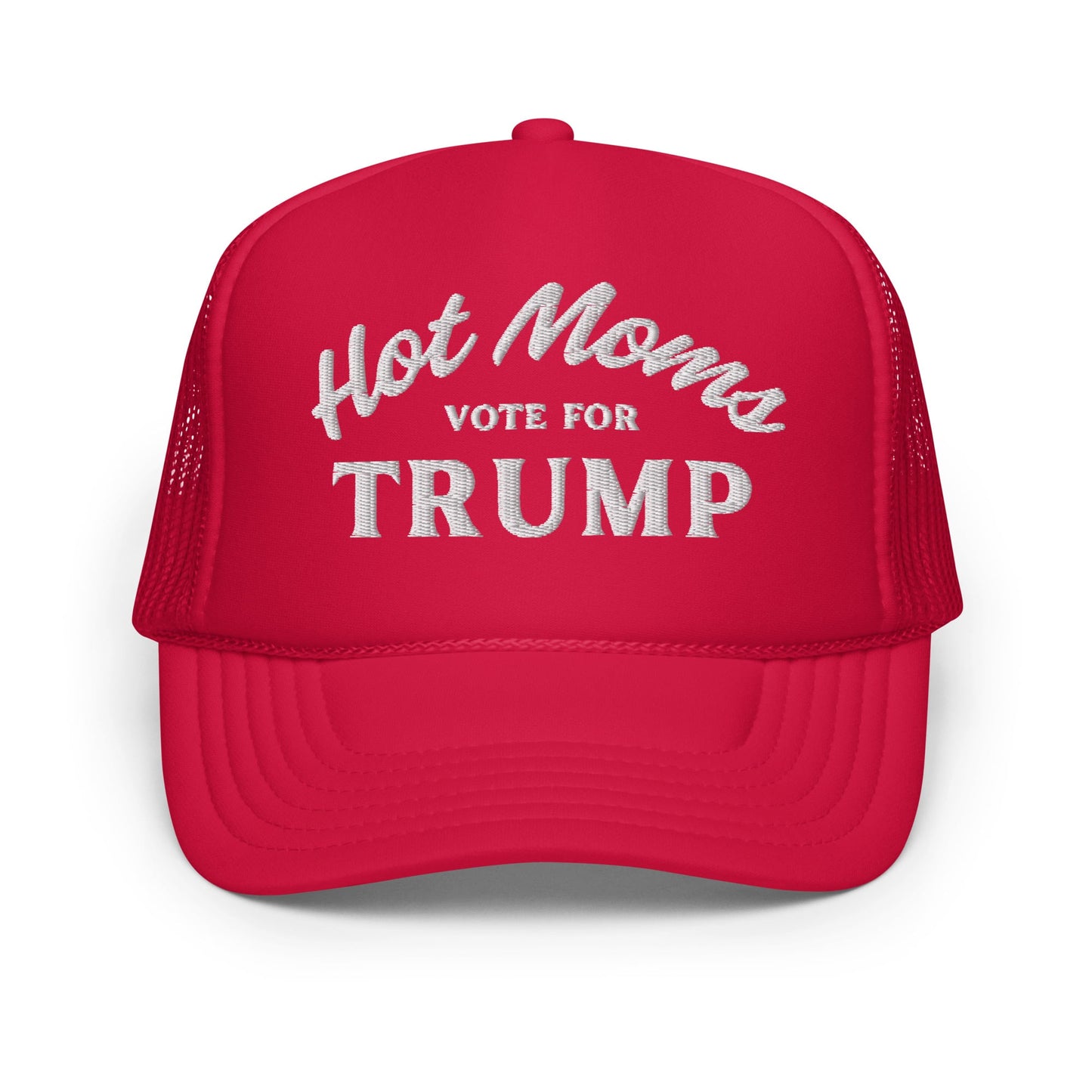 Hot Moms Vote For Trump - Trucker Hat - Red