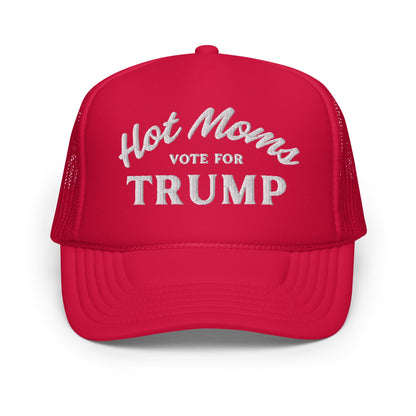 Hot Moms Vote For Trump - Trucker Hat - Red