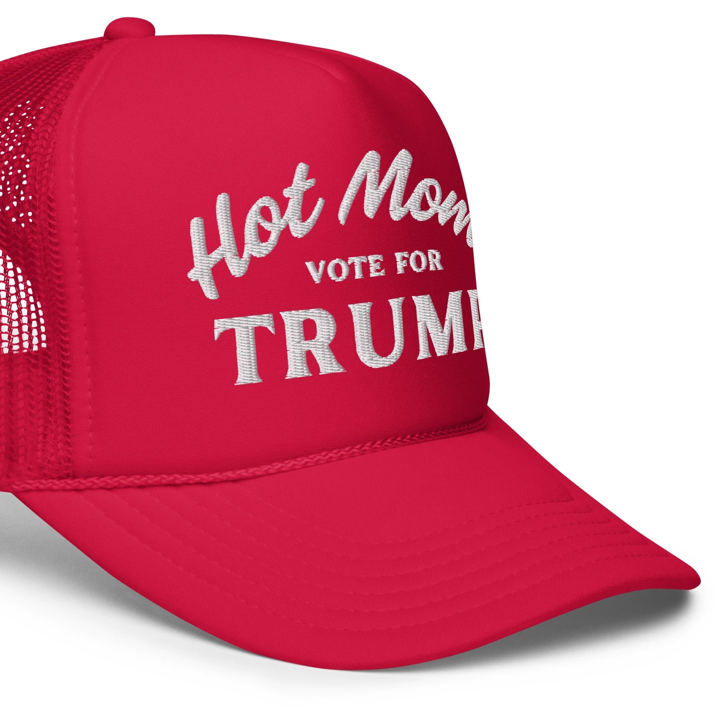 Hot Moms Vote For Trump - Trucker Hat - Red